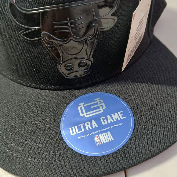 New Ultra Game NBA Basketball Team Chicago Bulls Snapback Trucker Hat Cap OSFM - Picture 6 of 13